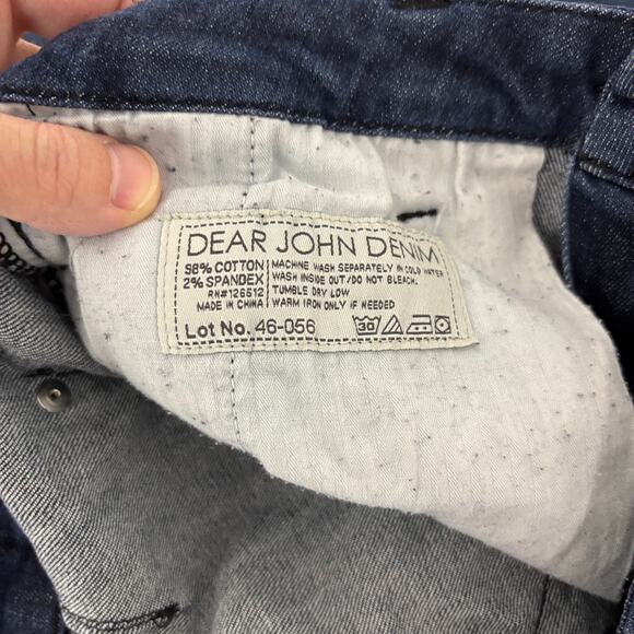 Dear John Dark Wash Boot Cut Jeans 28 midrise - Picture 7 of 7